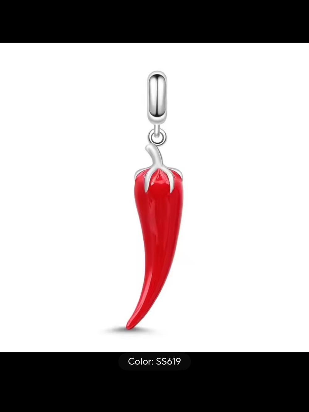 S925 Red Pepper Charm 🌶️